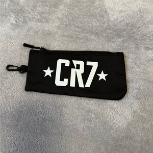 CR7 Black Zippered Pouch